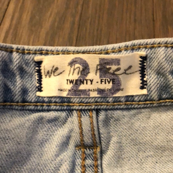 Free People NWT Jean skirt🔥🔥🔥🔥😍😍 - Picture 10 of 12